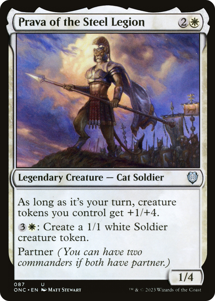 Prava of the Steel Legion (87) [Commander: Phyrexia: All Will Be One]
