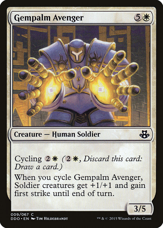 Gempalm Avenger (9) [Duel Decks: Elspeth vs. Kiora]
