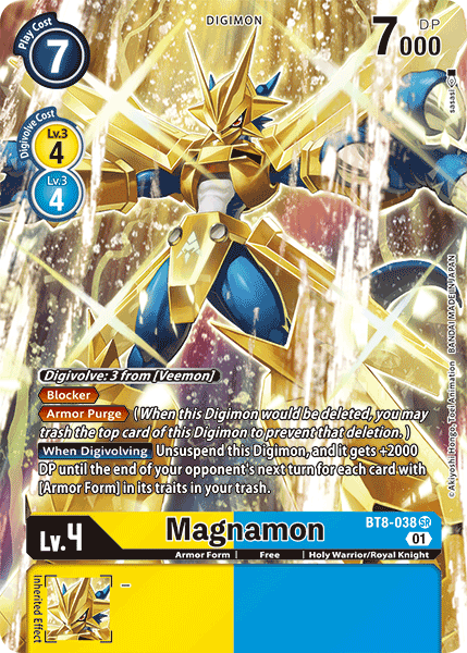 Magnamon (Alternate Art) (BT8-038 SR) [New Awakening]