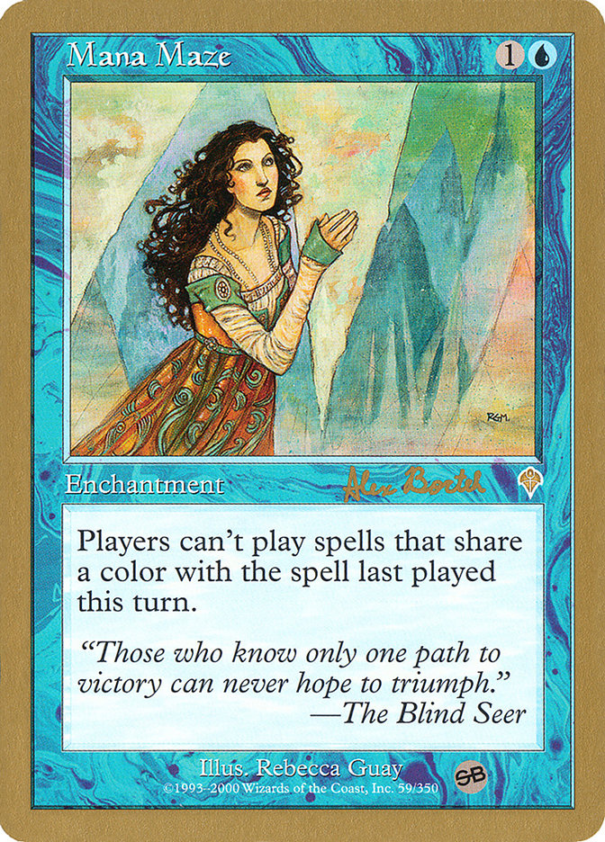 Mana Maze - 2001 Alex Borteh (INV) (SB) [World Championship Decks]