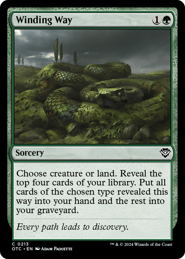 Winding Way (213) [Commander: Outlaws of Thunder Junction]