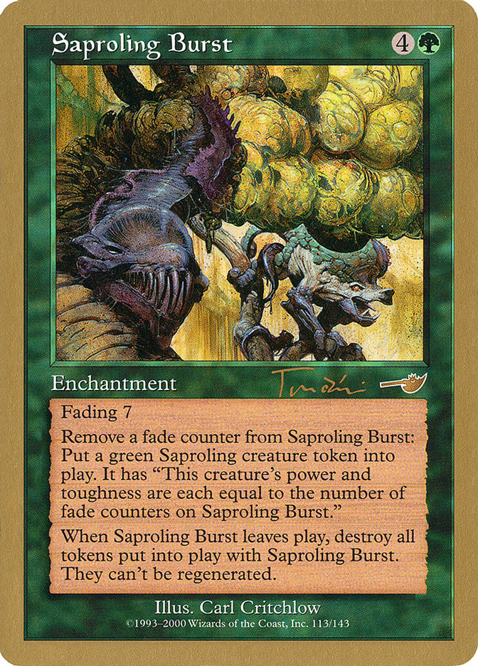 Saproling Burst - 2001 Jan Tomcani (NMS) [World Championship Decks]