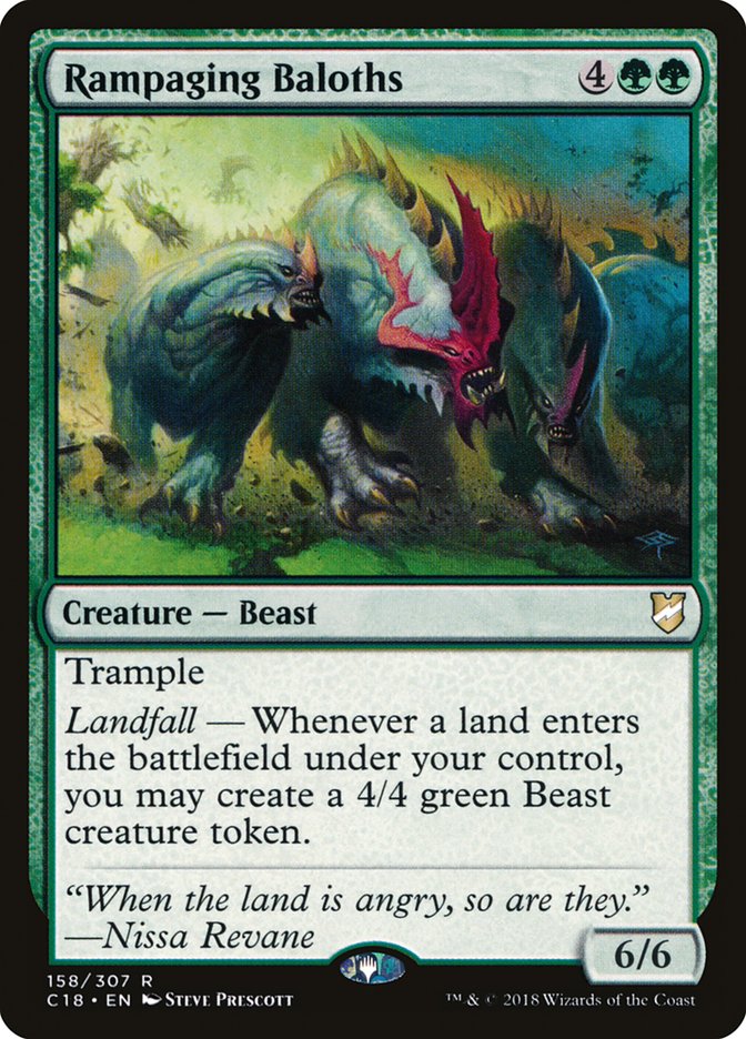 Rampaging Baloths (158) [Commander 2018]