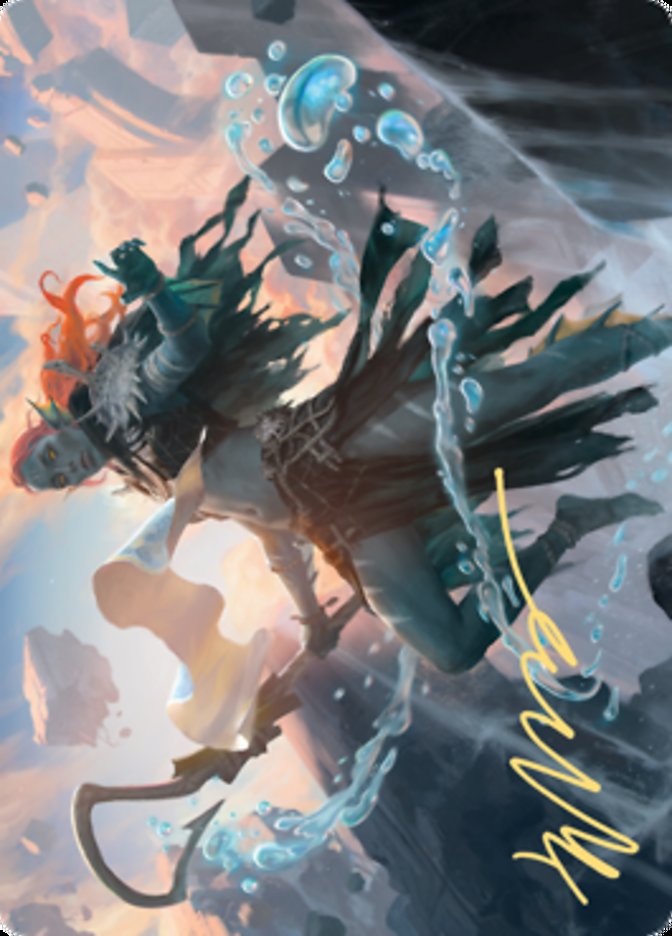 Expedition Diviner Art Card (Gold-Stamped Signature) (47) [Art Series: Zendikar Rising]