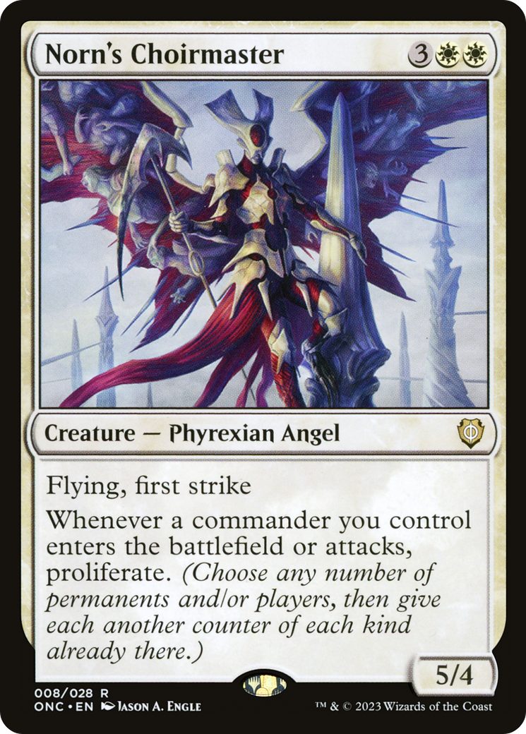 Norn's Choirmaster (8) [Commander: Phyrexia: All Will Be One]