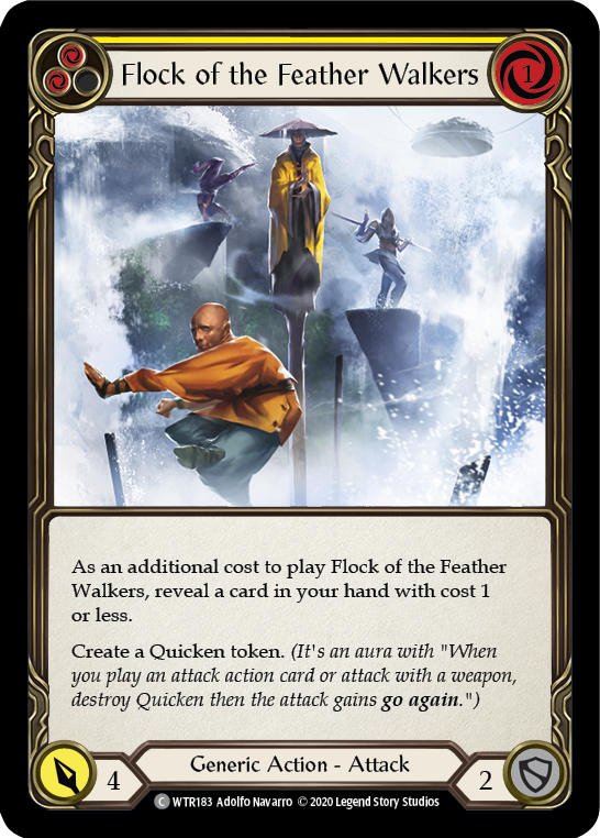 Flock of the Feather Walkers (Yellow) (WTR183) [Welcome to Rathe]