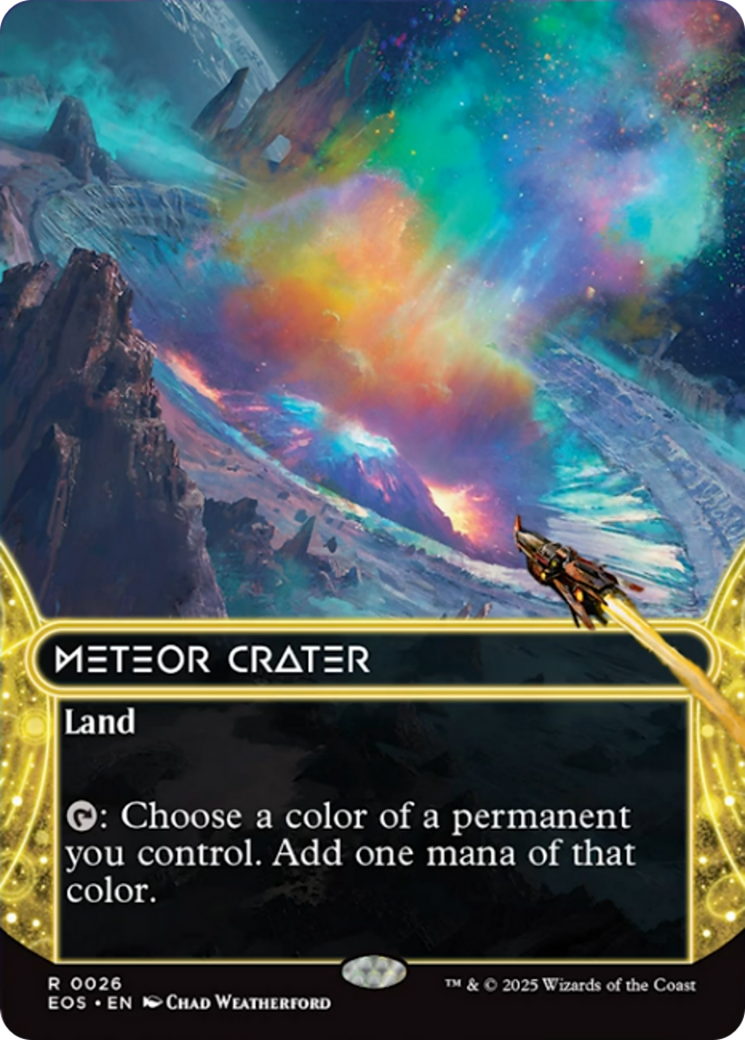 Meteor Crater (0026) (Borderless) (26) [Edge of Eternities: Stellar Sights]