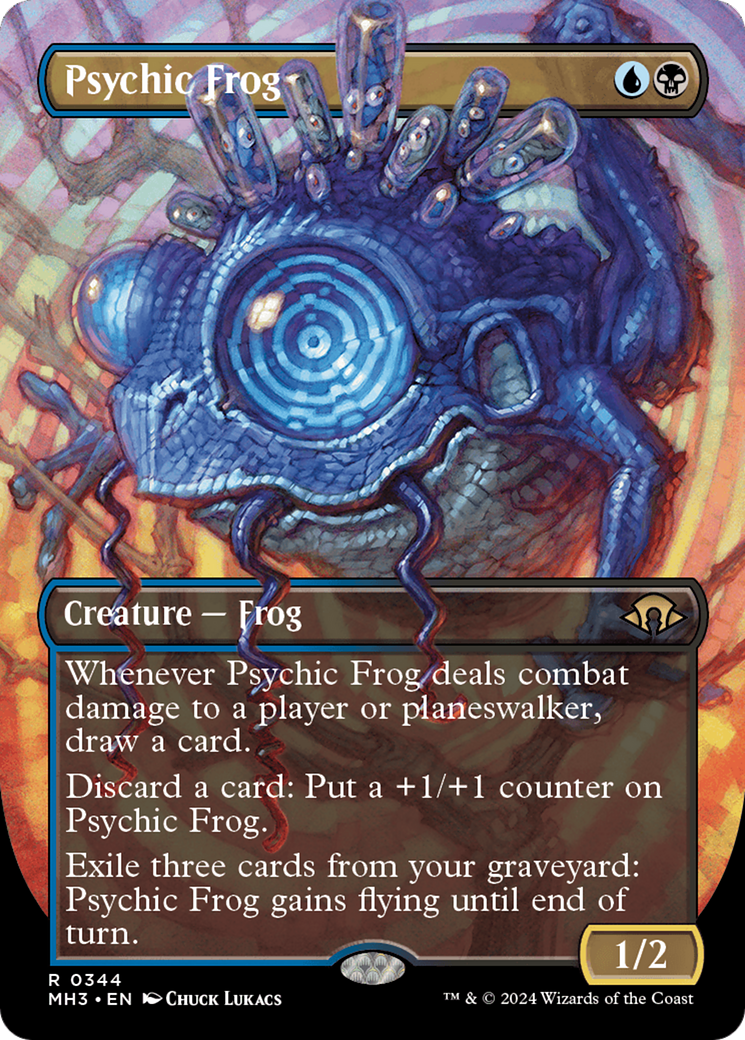 Psychic Frog (Borderless) (344) [Modern Horizons 3]
