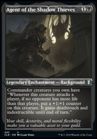 Agent of the Shadow Thieves (Foil Etched) (493) [Commander Legends: Battle for Baldur's Gate]