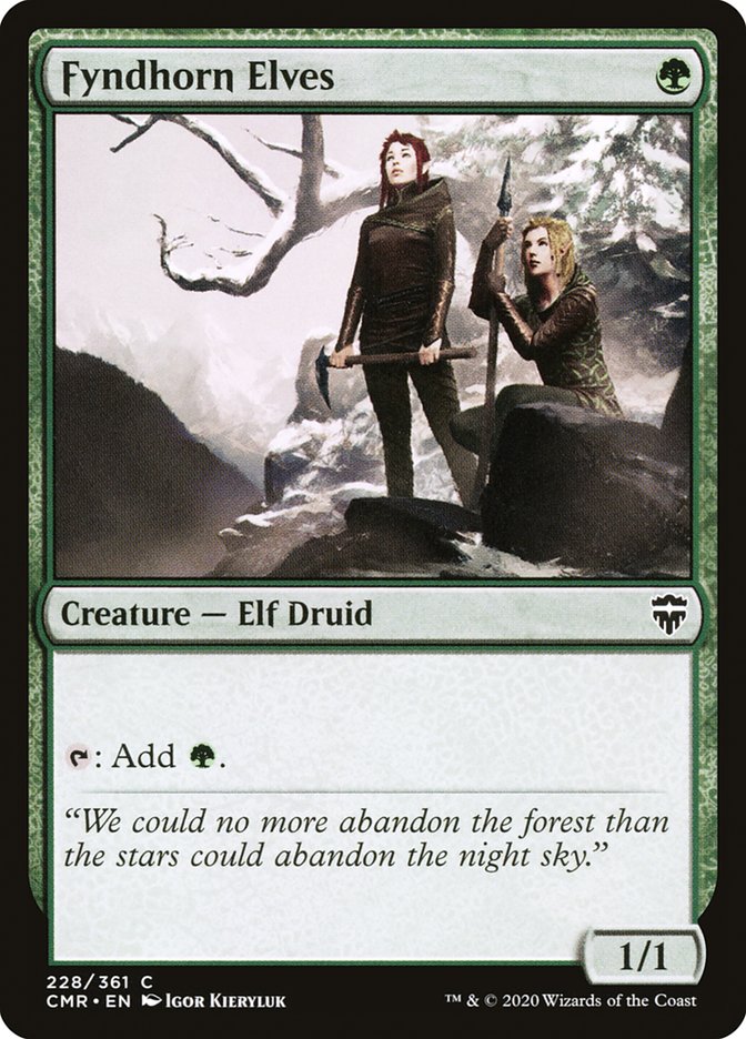 Fyndhorn Elves (228) [Commander Legends]