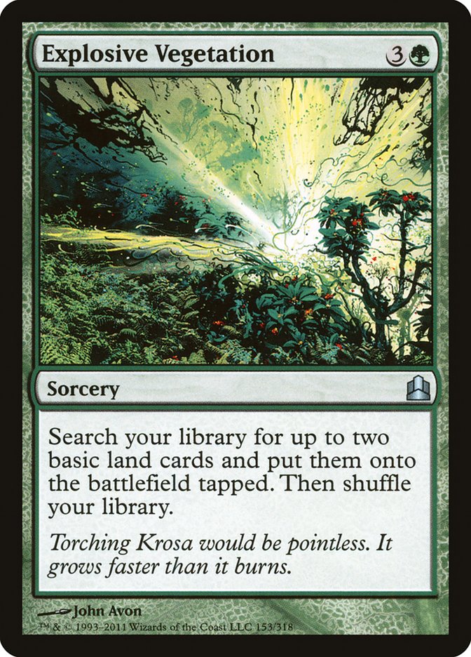 Explosive Vegetation (153) [Commander]