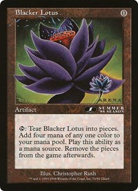 Blacker Lotus (Arena League) (70) [Oversize Cards]