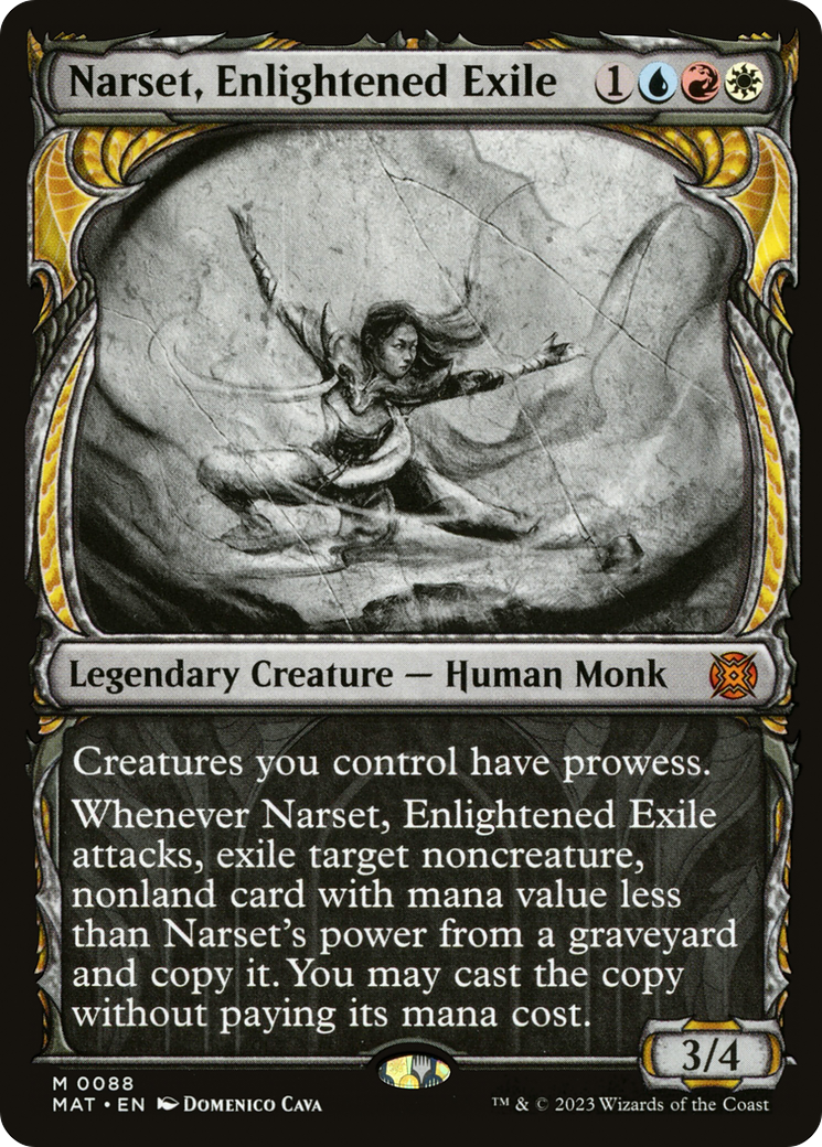 Narset, Enlightened Exile (Showcase) (88) [March of the Machine: The Aftermath]