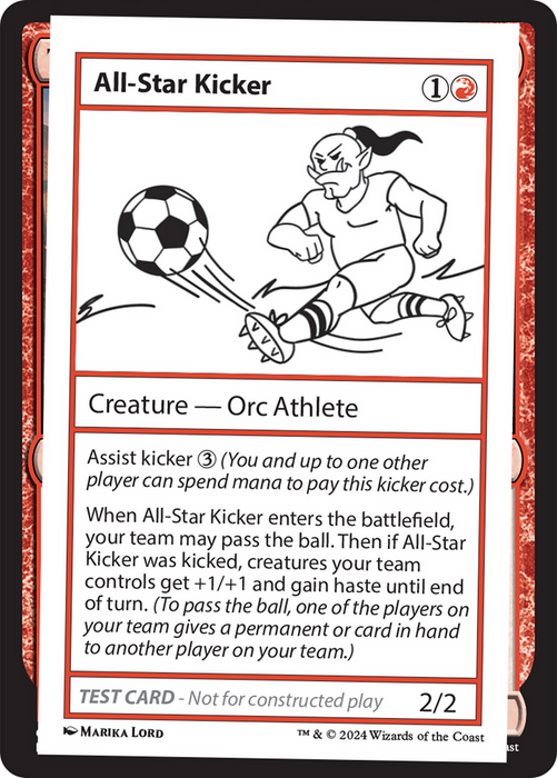 All-Star Kicker [Mystery Booster 2 Playtest Cards]