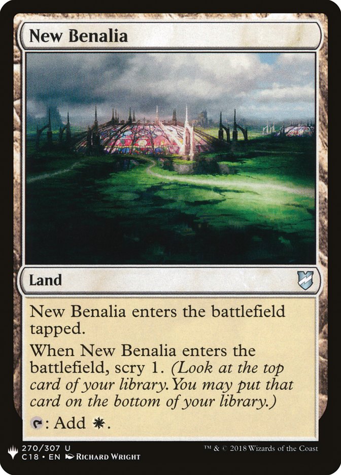 New Benalia (270) [The List Reprints]