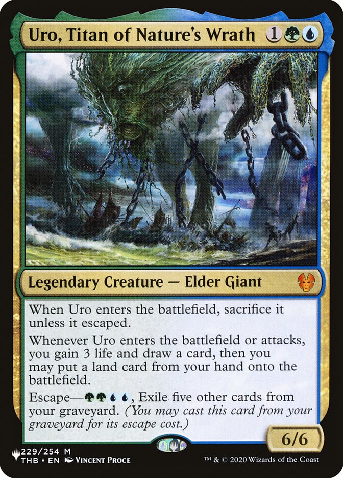 Uro, Titan of Nature's Wrath (229/254) [The List Reprints]