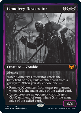 Cemetery Desecrator (367) [Innistrad: Double Feature]
