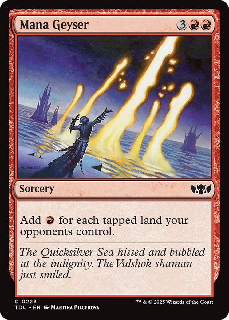 Mana Geyser (223) [Commander: Tarkir: Dragonstorm]