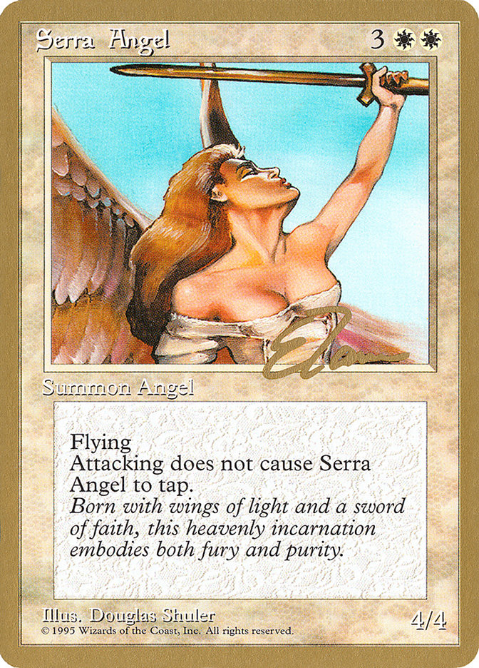 Serra Angel - 1996 Eric Tam (4ED) [World Championship Decks]
