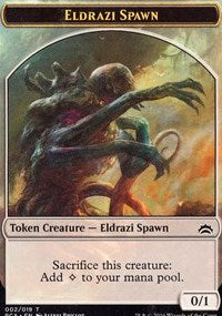 Eldrazi Spawn (002) // Eldrazi Double-Sided Token (2 // 1) [Planechase Anthology]