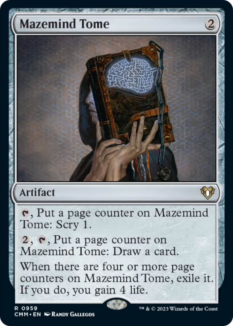 Mazemind Tome (959) [Commander Masters]