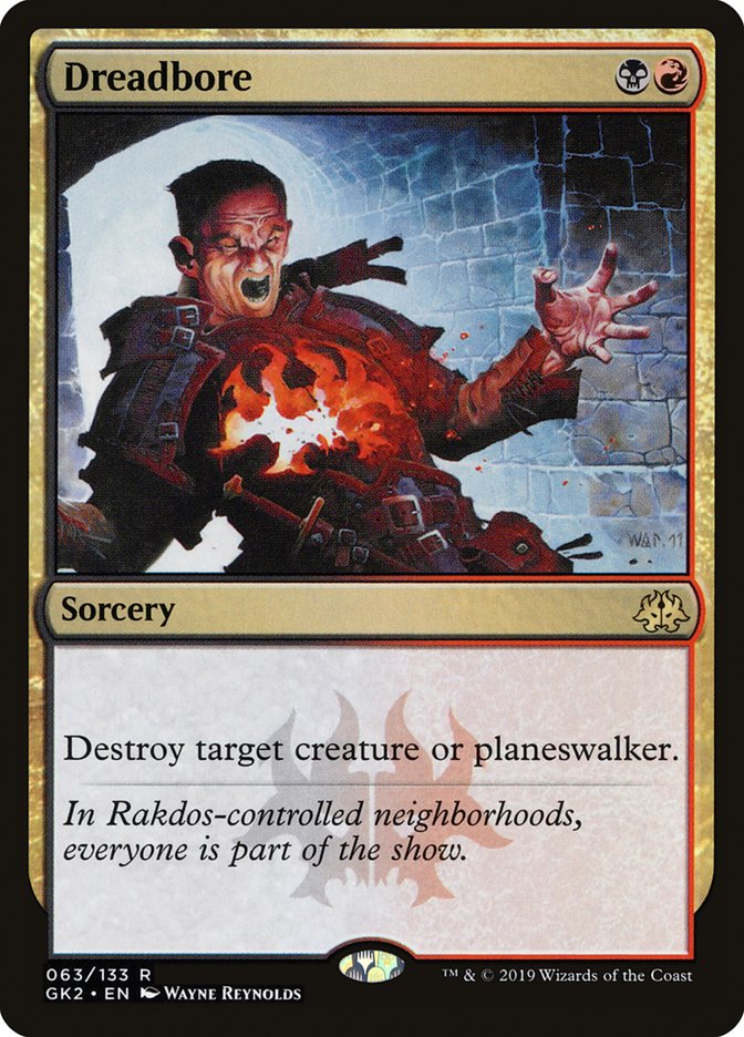 Dreadbore (63) [Ravnica Allegiance: Guild Kits]