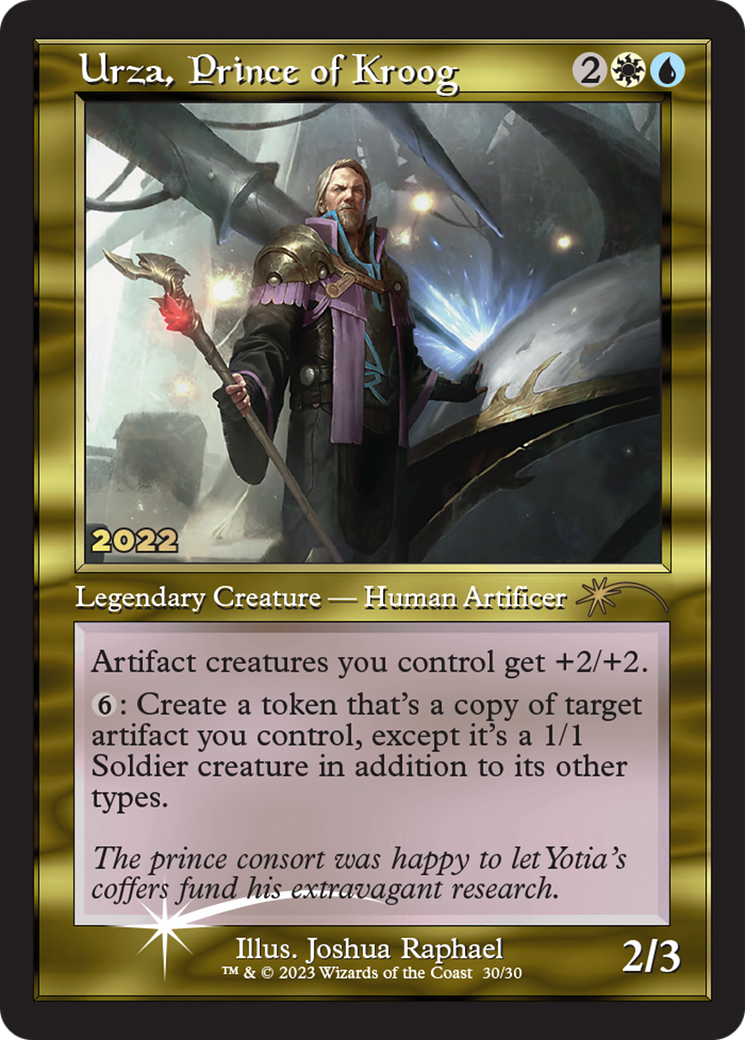 Urza, Prince of Kroog (30) [30th Anniversary Promos]