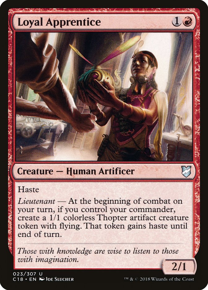 Loyal Apprentice (23) [Commander 2018]