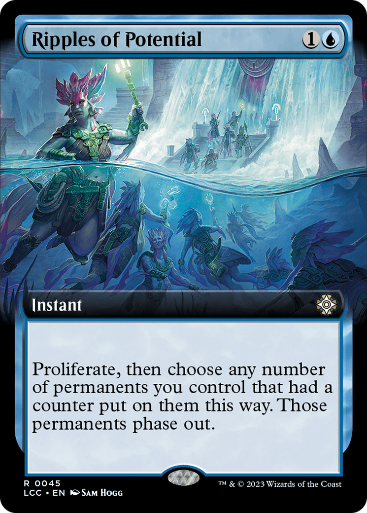 Ripples of Potential (Extended Art) (45) [Commander: The Lost Caverns of Ixalan]