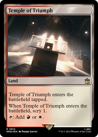 Temple of Triumph (Surge Foil) [Doctor Who]