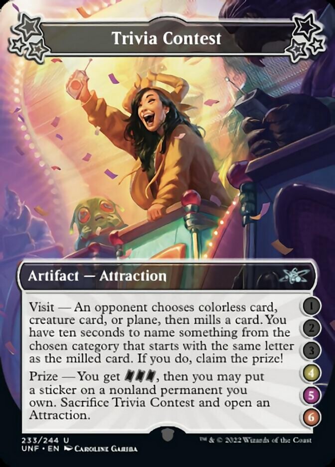 Trivia Contest (4-5-6) (233) [Unfinity]