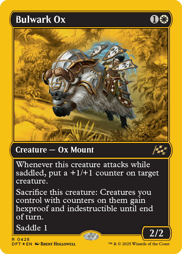 Bulwark Ox (First-Place Foil) (428) [Aetherdrift]