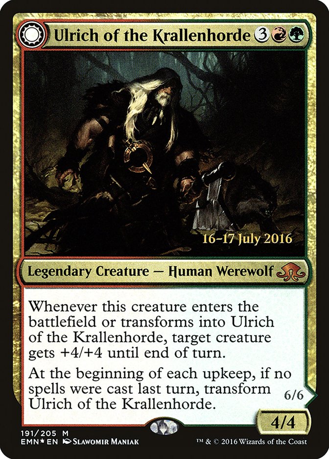 Ulrich of the Krallenhorde (191) [Prerelease Cards]