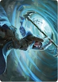 Sea Gate Stormcaller Art Card (50) [Art Series: Zendikar Rising]