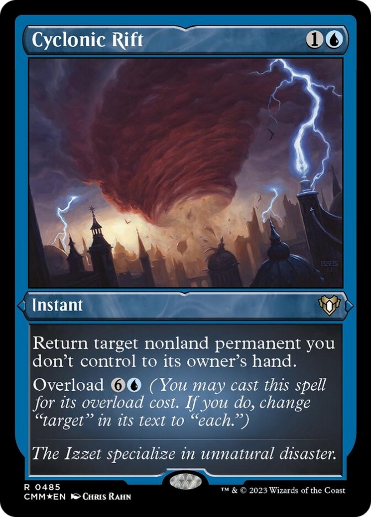 Cyclonic Rift (Foil Etched) (485) [Commander Masters]
