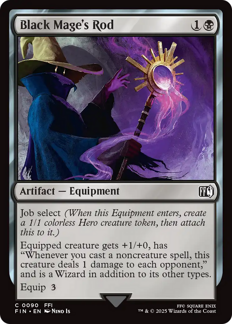 Black Mage's Rod (90) [FINAL FANTASY]