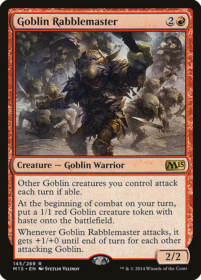 Goblin Rabblemaster (145) [Magic 2015 (M15)]