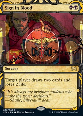 Sign in Blood (Foil Etched) (32) [Strixhaven: Mystical Archive]