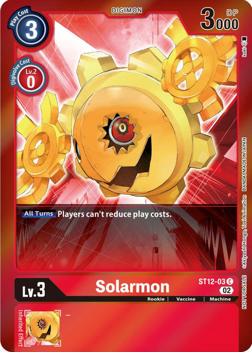 Solarmon [ST12-03] (Event Pack 4) [Starter Deck: Jesmon Promos]