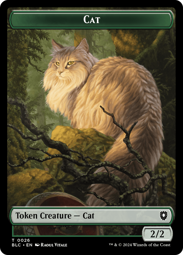 Elemental // Cat Double-Sided Token (4 // 26) [Commander: Bloomburrow]