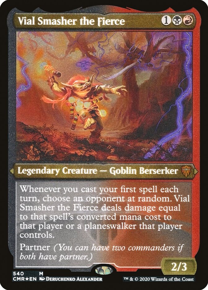 Vial Smasher the Fierce (Foil Etched) (540) [Commander Legends]