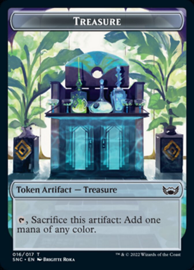 Treasure (016) // Citizen Double-Sided Token (16 // 12) [Streets of New Capenna]