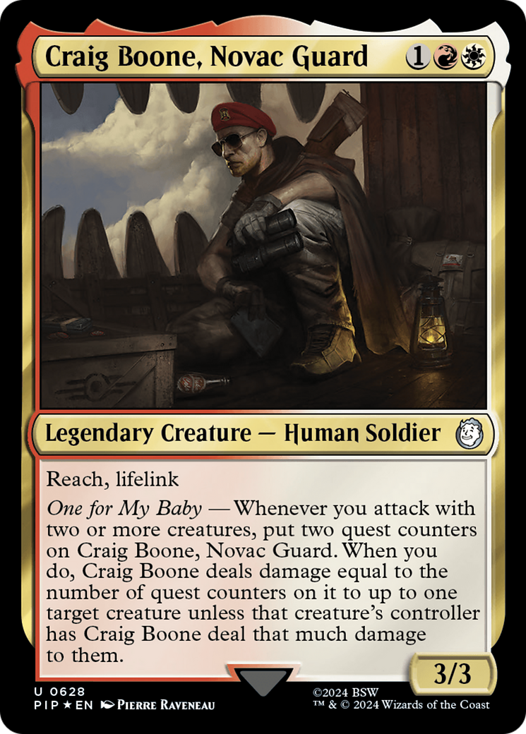 Craig Boone, Novac Guard (Surge Foil) (628) [Universes Beyond: Fallout]