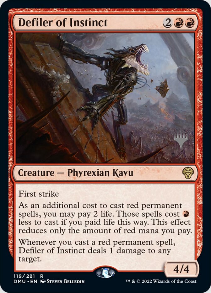 Defiler of Instinct (119) [Promo Pack: Dominaria United]