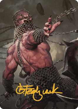 Chain Devil Art Card (Gold-Stamped Signature) (8) [Art Series: Commander Legends: Battle for Baldur's Gate]