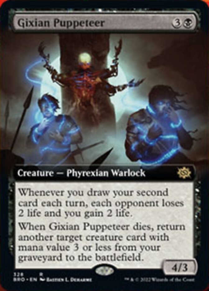 Gixian Puppeteer (Extended Art) (328) [The Brothers' War]