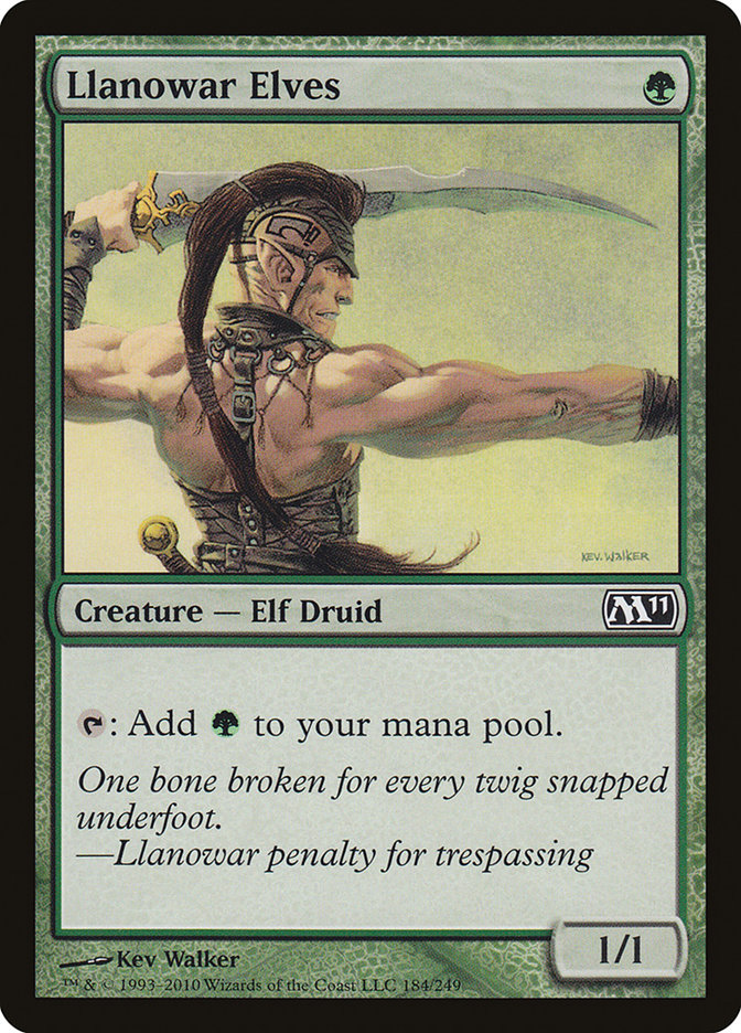 Llanowar Elves (184) [Magic 2011 (M11)]
