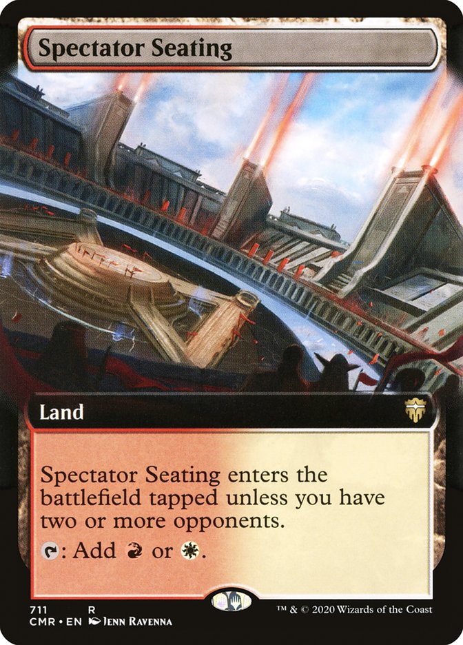 Spectator Seating (Extended Art) (711) [Commander Legends]