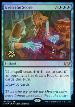 Even the Score (42) [Prerelease Cards]