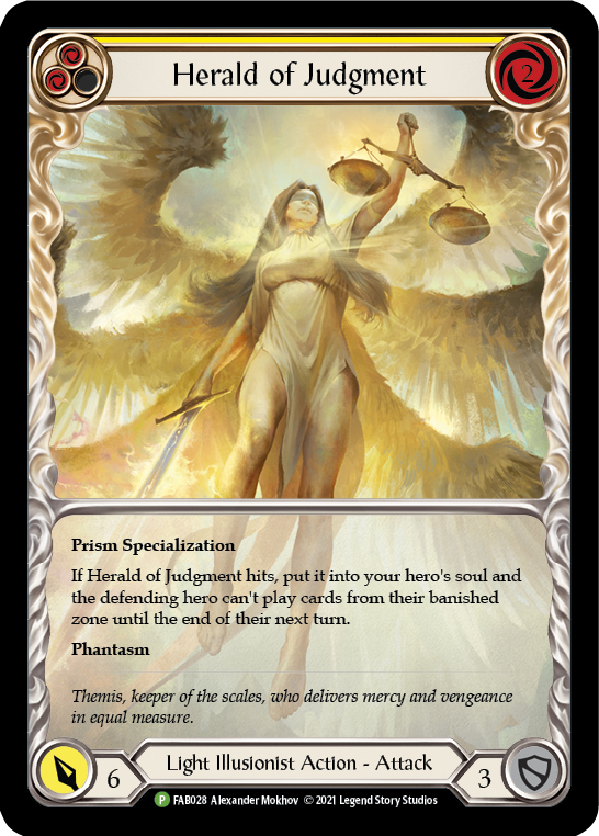 Herald of Judgment - FAB028 (FAB028) [Flesh and Blood: Promo Cards]